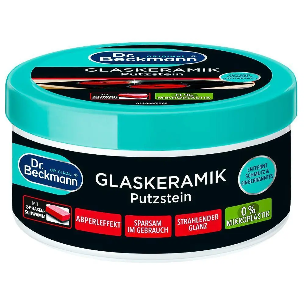 Zdjęcie produktu Dr.Beckmann Pasta Płyty Indukcyjne Kuchenki Ceramika + Gąbka 250g
