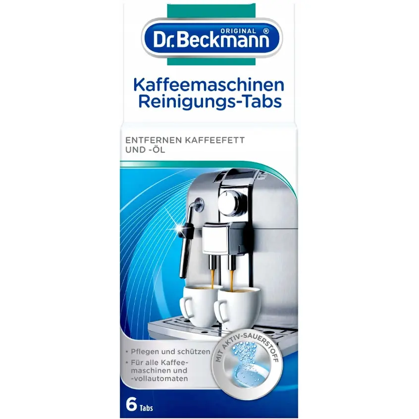 Zdjęcie produktu Dr.Beckmann Tabletki Czyszczenie Ekspresu Tłuszcz Kawa 6szt