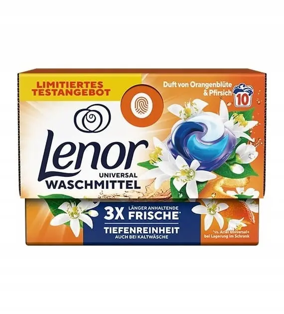Zdjęcie produktu Kapsułki do Prania Lenor 5w1 Pomarańcza Brzoskwinia Universal Opak.