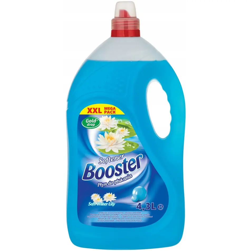 Zdjęcie produktu Płyn do Płukania Tkanin Booster Lilia Wodna Zmiękczający Antystatyczny EKO  4,3L 