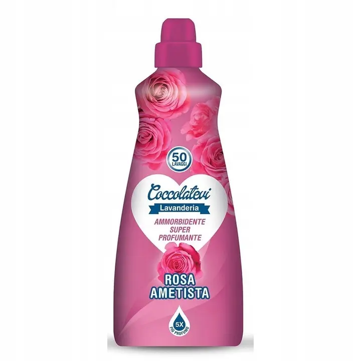 Zdjęcie produktu Płyn do Płukania Tkanin Coccolatevi Róża Ametyst Koncentrat 50 Prań 1250ml