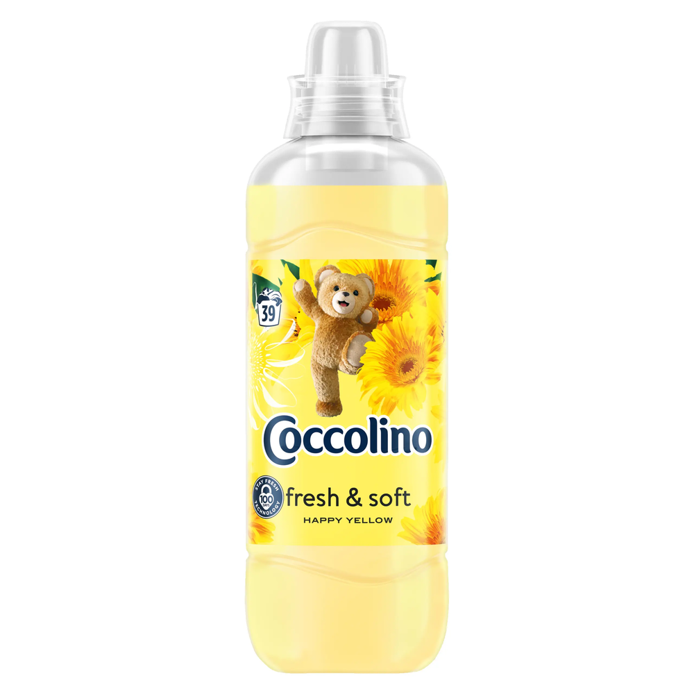 Zdjęcie produktu Płyn do Płukania Coccolino Happy Yellow 39 Prań Koncentrat 975ml