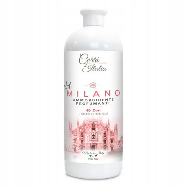 Zdjęcie produktu Płyn do Płukania Tkanin Corri d'Italia MILANO Koncentrat 40 Prań Włoski  1L