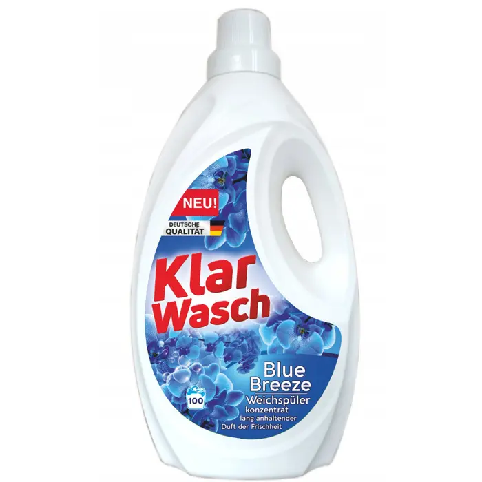 Zdjęcie produktu Płyn do Płukania Tkanin Klar Wasch Blue Breeze Koncentrat 100 Prań 4L