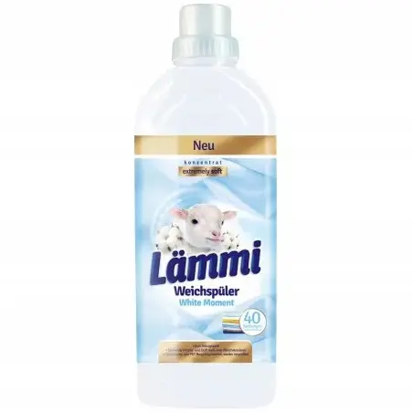 Zdjęcie produktu Płyn do Płukania Niemiecki Koncentrat Lämmi White Moment 40 Prań Długotrwały 1L