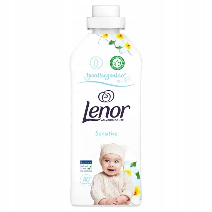 Zdjęcie produktu Płyn do Płukania Tkanin Lenor Koncentrat Sensitive Light Cotton Fresh ECARF 40P 840ml