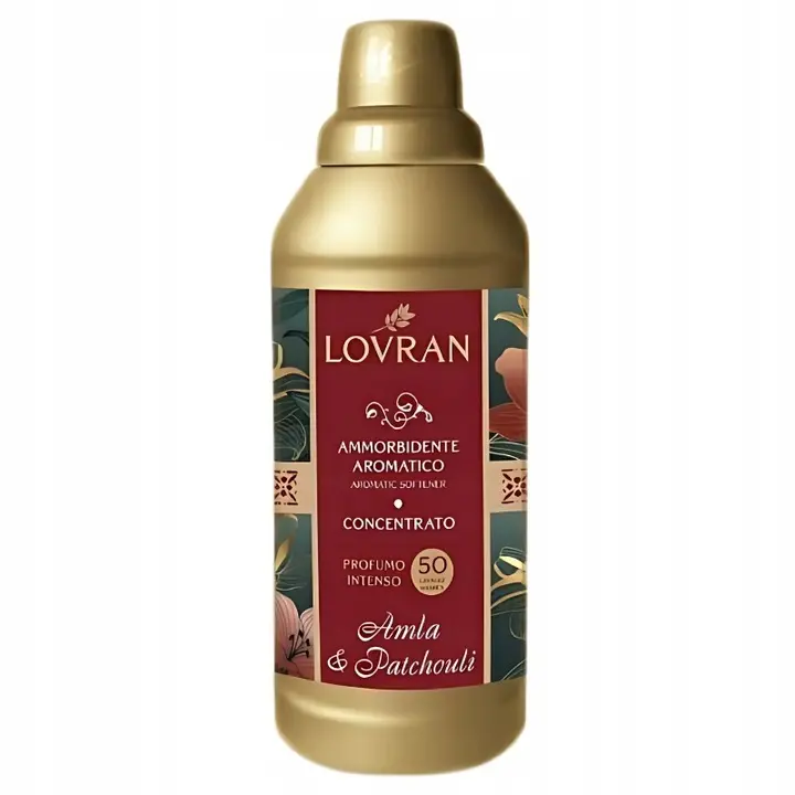 Zdjęcie produktu Płyn do Płukania Tkanin Lovran Koncentrat Amla Patchouli Orientalny 50 Prań Długotrwały 1L