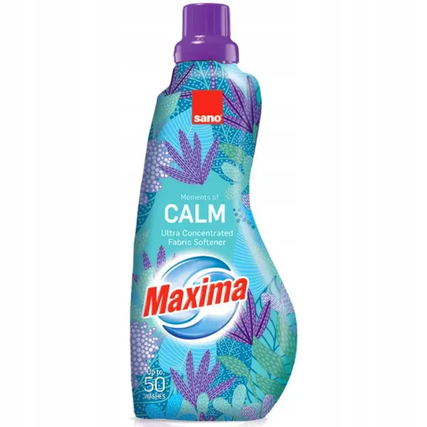 Zdjęcie produktu Płyn do Płukania Tkanin Sano Ultra Calm Koncentrat Antyelektrostatyczny Kwiatowy 50 Prań 1L