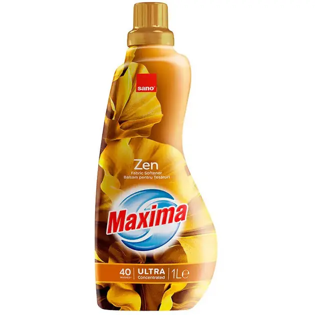 Zdjęcie produktu Płyn do Płukania Tkanin SANO Maxima Koncentrat ZEN Prań Jaśmin Ylang Ylang Luksus 40 1L 