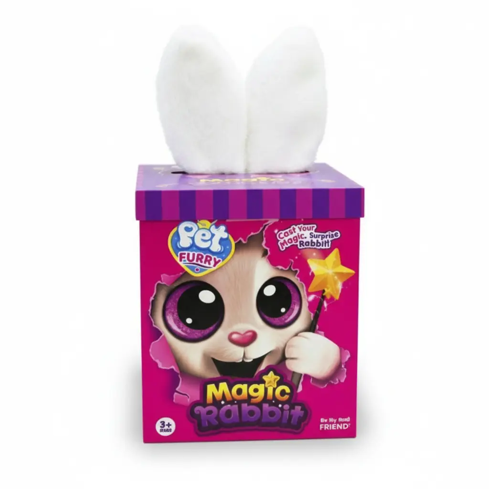 Zdjęcie produktu Królik Niespodzianka Interaktywny Magic Czarodziej Prezent 19cm mix wzorów
