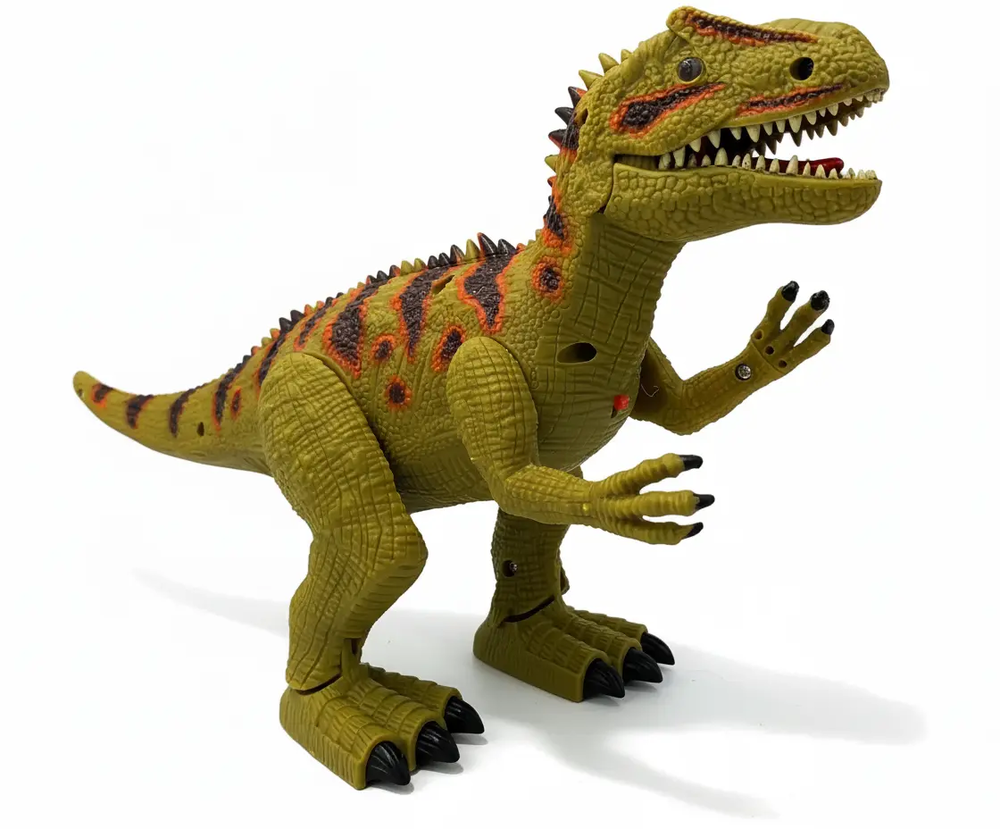 Zdjęcie produktu Dinozaur Zabawka Interaktywny Chodzi Dźwięk Światło Ruchomy 30 cm na Baterie