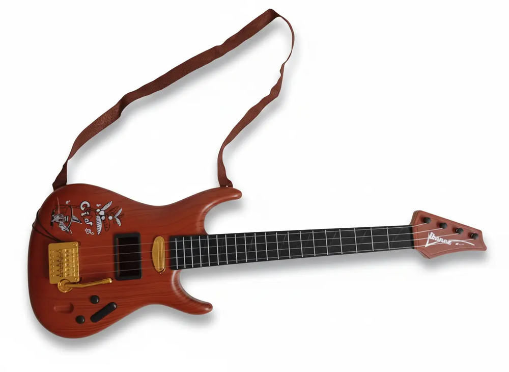 Zdjęcie produktu Gitara Zabawkowa Instrument 4 Struny Pokrowiec Lekka Maluch 65 cm