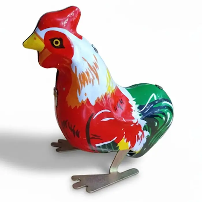 Zdjęcie produktu Kogut Nakręcany Metalowy Retro Folkowa Zabawka 3+