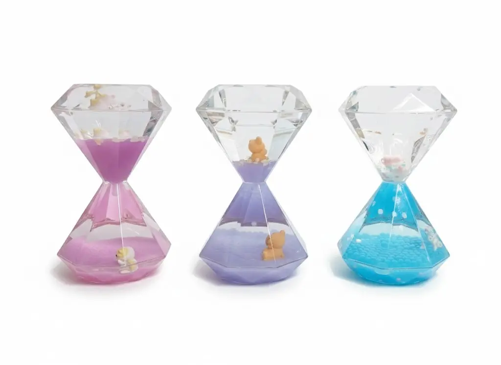 Zdjęcie produktu Klepsydra Pływające Figurki Niezatapialna Ozdoba do Pokoju Salonu Łazienki itp.13x8 cm mix wzorów