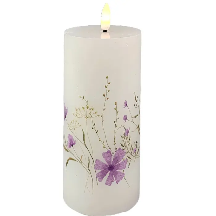 Zdjęcie produktu Świeca LED Biała Migający Płomień Na Baterie Cortina 18cm