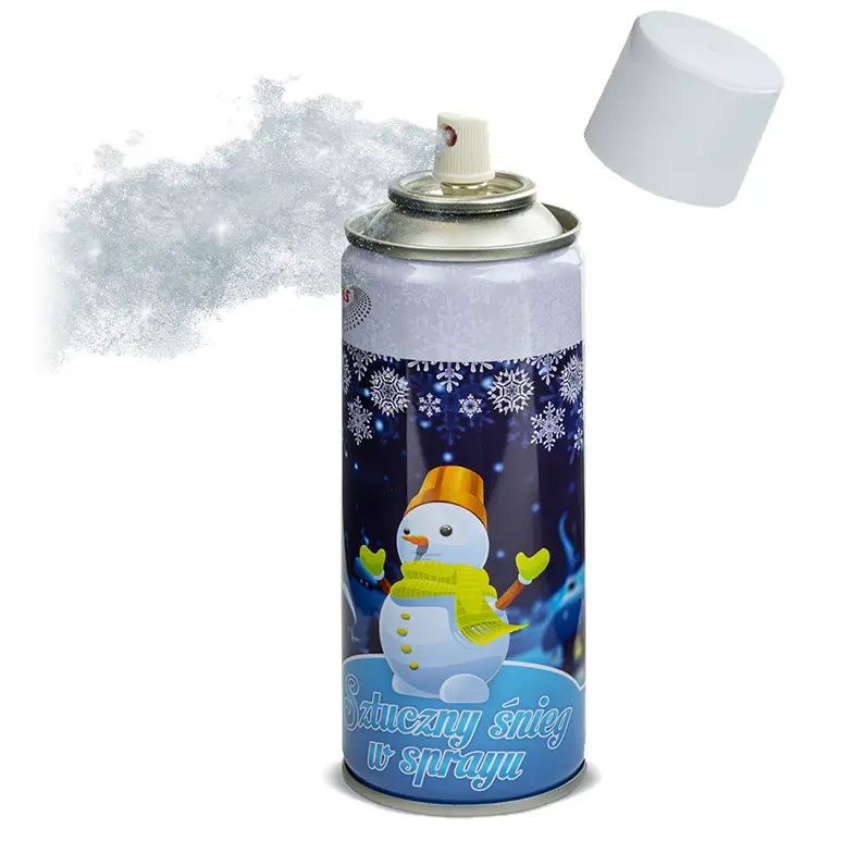 Zdjęcie produktu Sztuczny Śnieg w Sprayu Brewis 250ml Dekoracja Świąteczna Na Okno