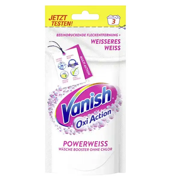Zdjęcie produktu Odplamiacz VANISH Oxi Action Proszek 30g Do Białych Tkanin Biel
