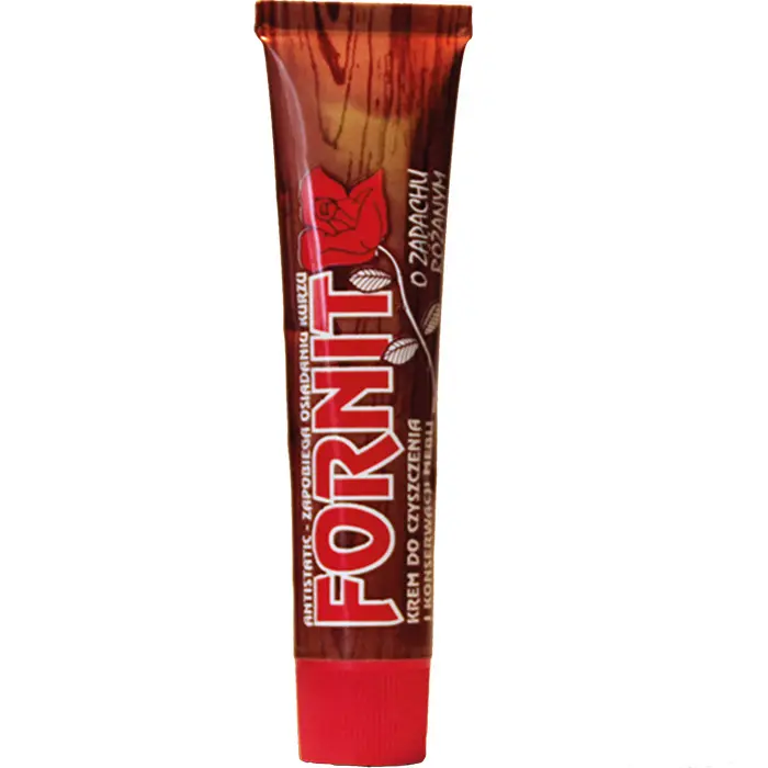 Zdjęcie produktu Krem pasta do czyszczenia i konserwacji mebli Fornit antystatyczna różana 40g