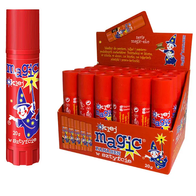 Zdjęcie produktu Klej Magic Introligatorski w Sztyfcie Uniwersalny Styropian Modelarski 20g
