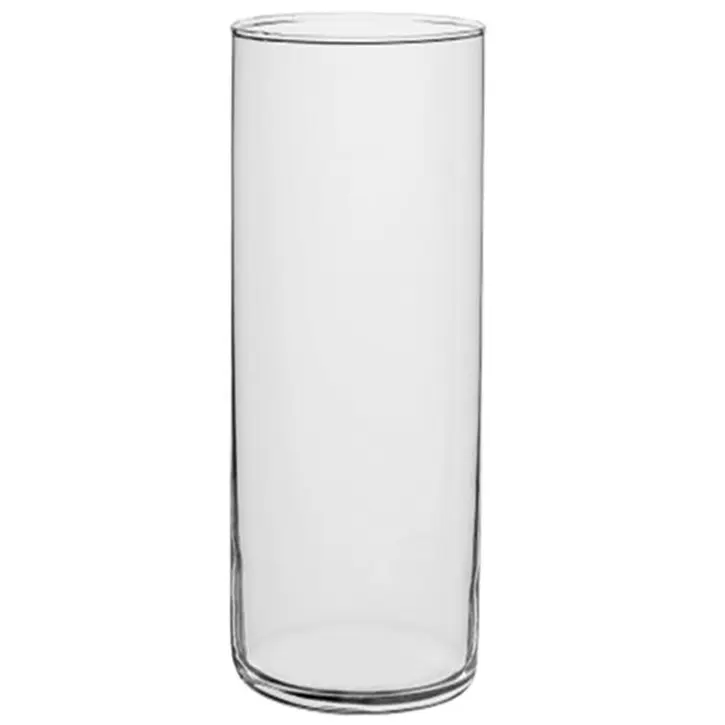 Zdjęcie produktu Wazon Cylinder Szklany H40x10 Wazon Tuba Wysoki Na Kwiaty Świece 40 cm