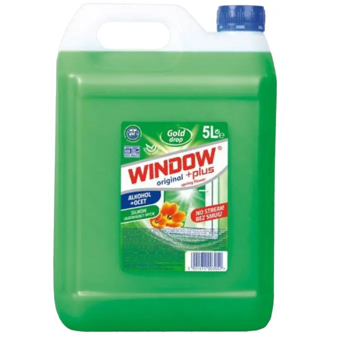 Zdjęcie produktu Płyn do Szyb Window Plus Do Luster Bez Smug Duży Zapas 5L Czyszczący 