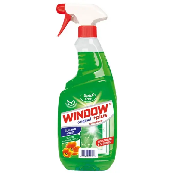 Zdjęcie produktu Płyn do mycia szyb WINDOW PLUS Spring Flower Bez Smug Uniwersalny 750ml