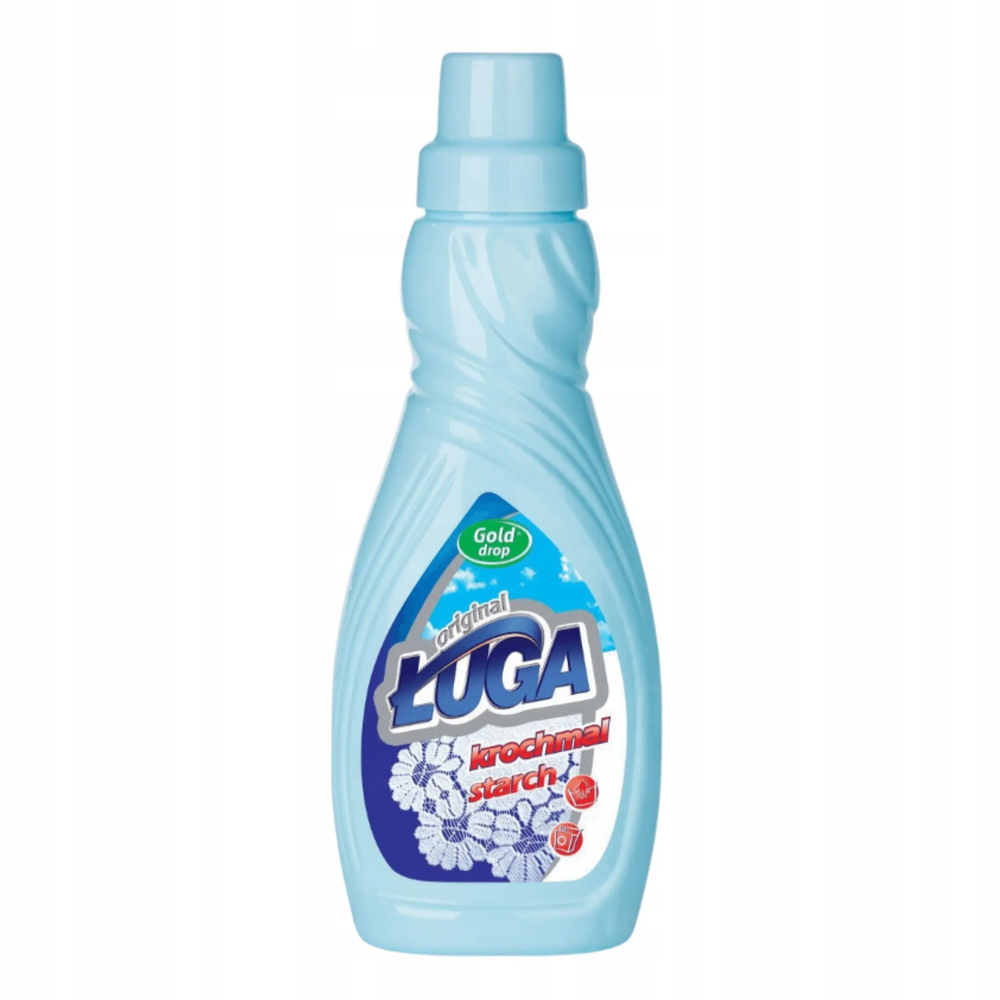 Zdjęcie produktu Krochmal W Płynie Ługa Gold Drop 750ml Do Pralki Automatycznej