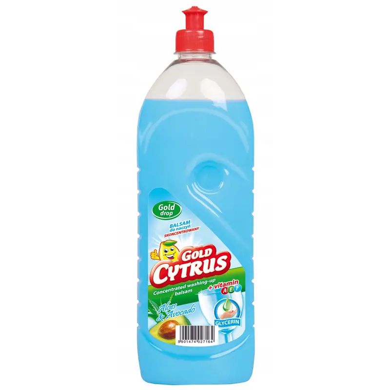 Zdjęcie produktu Balsam do naczyń Gold Cytrus Aloes Avocado Gliceryna Witamina AEF 1000ml