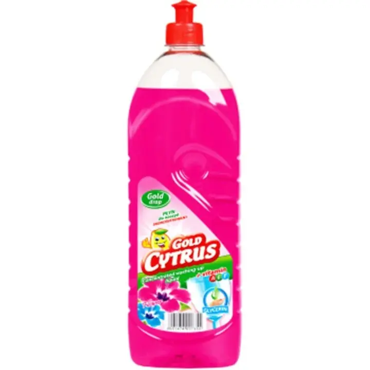 Zdjęcie produktu Płyn do naczyń Gold Cytrus Kwiatowy Gęsty Gliceryna Witamina AEF 1000ml