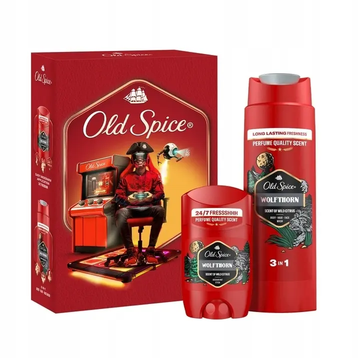 Zdjęcie produktu OLD SPICE Zestaw Prezentowy WOLFTHORN Deo Sztyft 50ml + Żel 250ml
