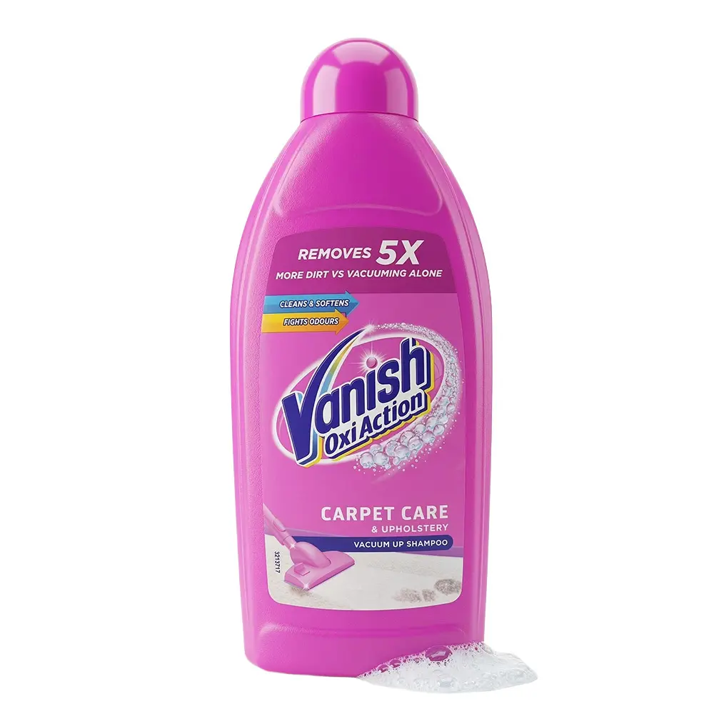 Zdjęcie produktu Szampon Vanish do dywanów i tapicerek do prania ręcznego czyszczący 450ml