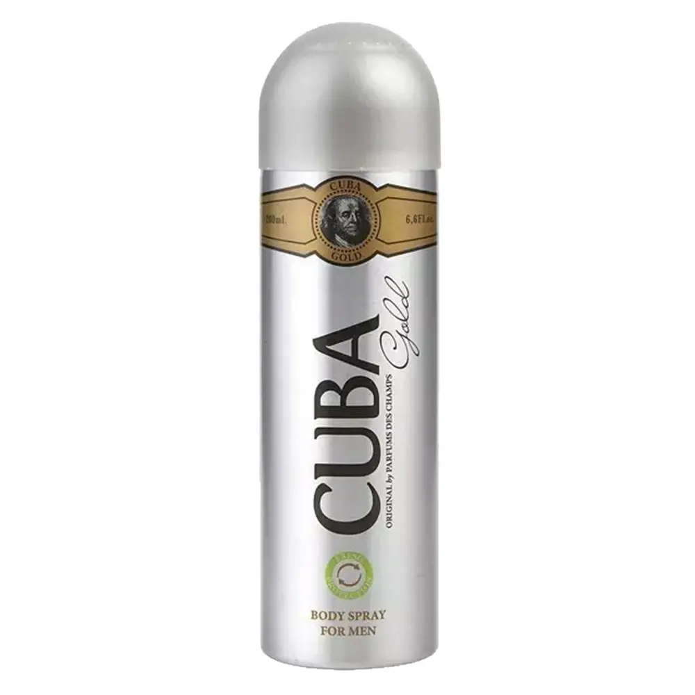 Zdjęcie produktu Cuba Gold Dezodorant w sprayu dla mężczyzn 200 ml Oryginalny