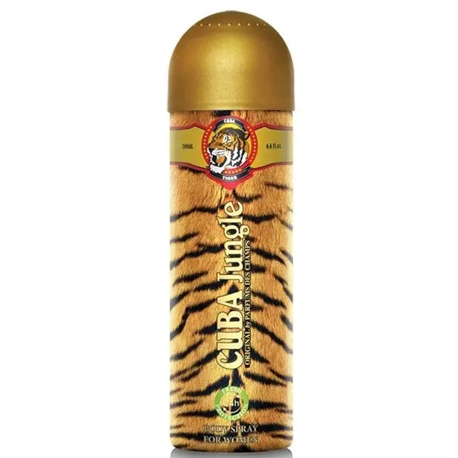 Zdjęcie produktu Dezodorant w sprayu Cuba Jungle Tiger dla kobiet perfumowany świeży 200ml