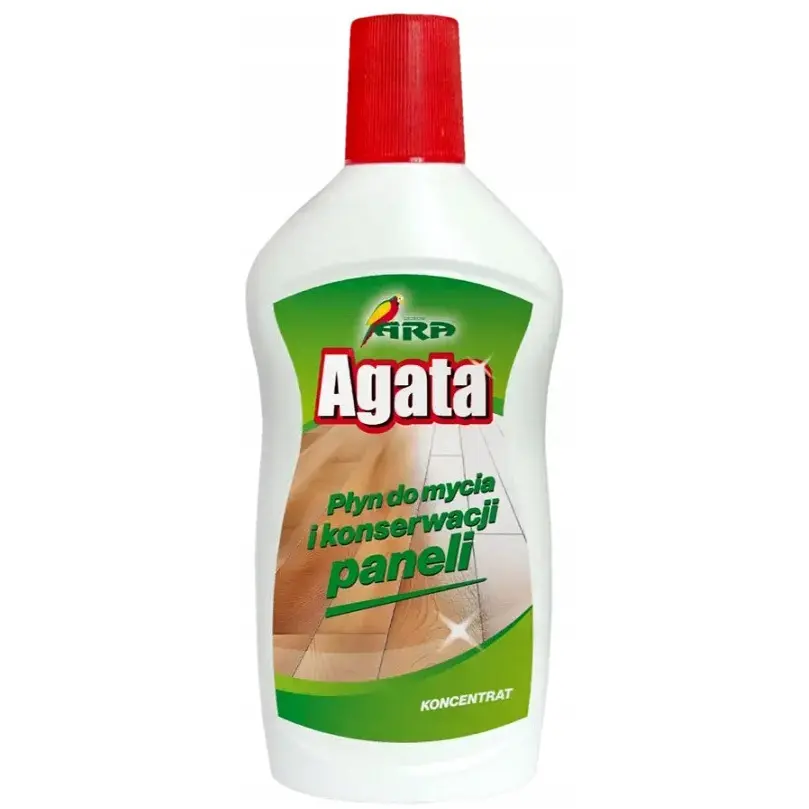 Zdjęcie produktu Płyn do paneli AGATA do mycia i konserwacji z woskiem nabłyszczający 500g