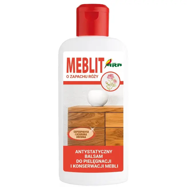 Zdjęcie produktu Balsam do Mebli MEBLIT Róża Drewno Laminat Nabłyszcza Antykurz 150ml
