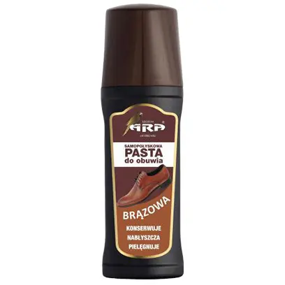 Zdjęcie produktu Pasta Samopołyskowa Brązowa ARA Aplikator Wosk Lanolina Kryje Połysk 70ml