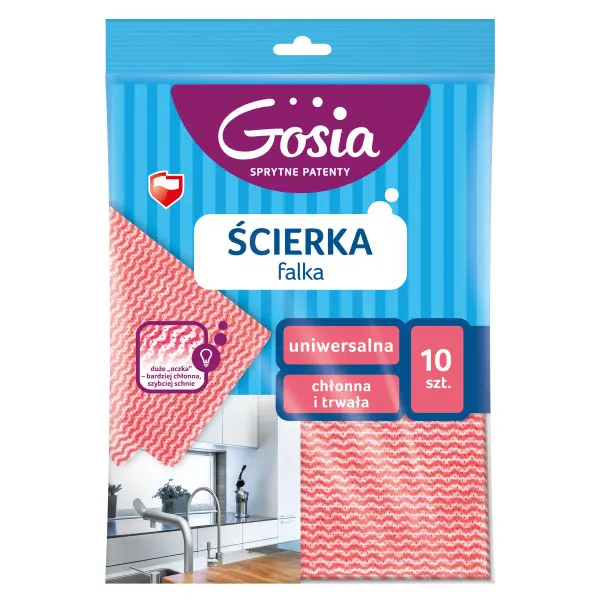 Zdjęcie produktu Ścierka kuchenna Gosia Falka uniwersalna chłonna do naczyń blatu 1szt 35x50cm