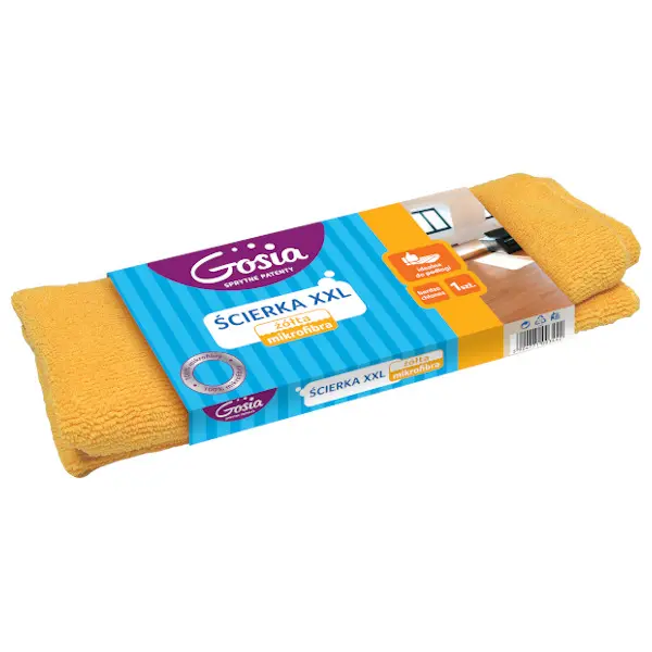 Zdjęcie produktu Ścierka podłogowa Gosia XXL mikrofibra duża chłonna do paneli płytek 1szt.