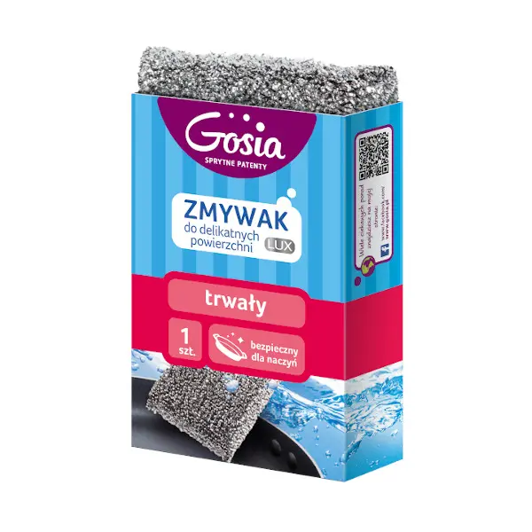 Zdjęcie produktu Zmywak do delikatnych powierzchni Gosia gąbka teflon szkło 2szt.