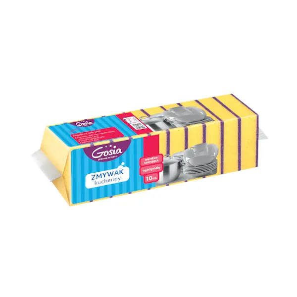 Zdjęcie produktu Zmywak do naczyń Gosia gąbka kuchenna zestaw myjka 10szt.