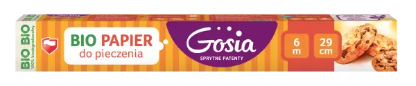 Zdjęcie produktu Papier do pieczenia Gosia w kartoniku obustronnie silikonowany 6m