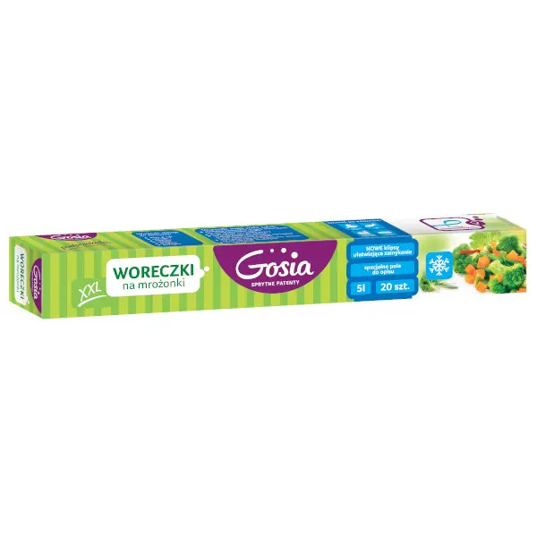 Zdjęcie produktu Woreczki do lodu Gosia wstrząśnij i gotowe duże kostki 216 kostek