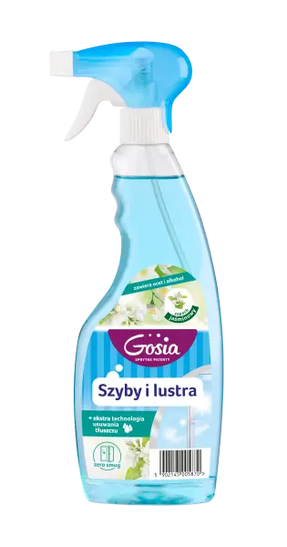 Zdjęcie produktu Płyn do szyb i luster Gosia jaśminowy spray połysk bez smug 500ml