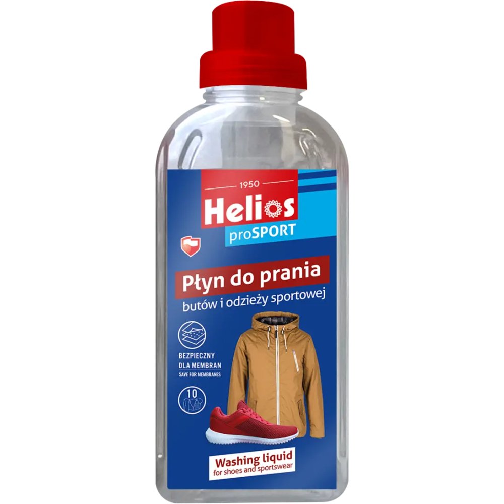 Zdjęcie produktu Płyn do prania butów i odzieży Helios proSPORT do membran 500ml
