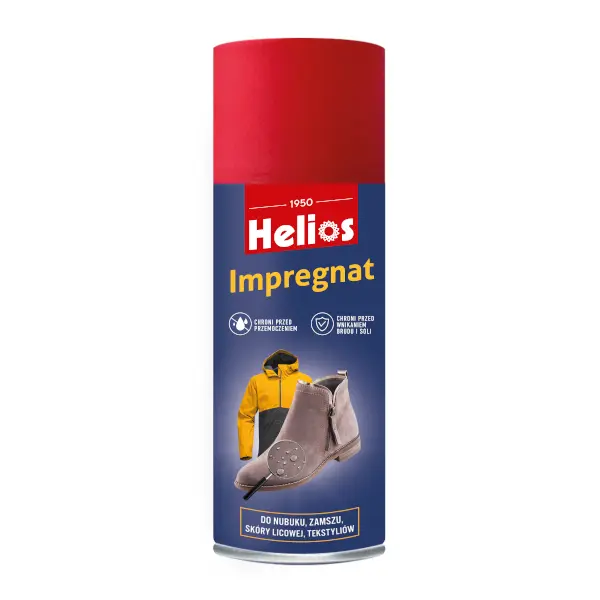 Zdjęcie produktu Impregnat do butów zamszu nubuku tekstyliów Helios spray 200ml