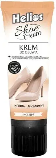 Zdjęcie produktu Krem do obuwia Helios bezbarwny pasta w tubie z aplikatorem 50ml