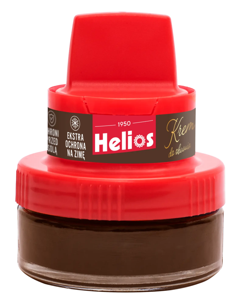Zdjęcie produktu Krem do obuwia Helios słoiczek pasta pielęgnacja butów brązowy 50ml