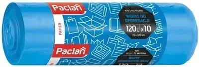 Zdjęcie produktu Worki do segregacji Paclan Papier niebieskie mocne duże 120l x10 szt.