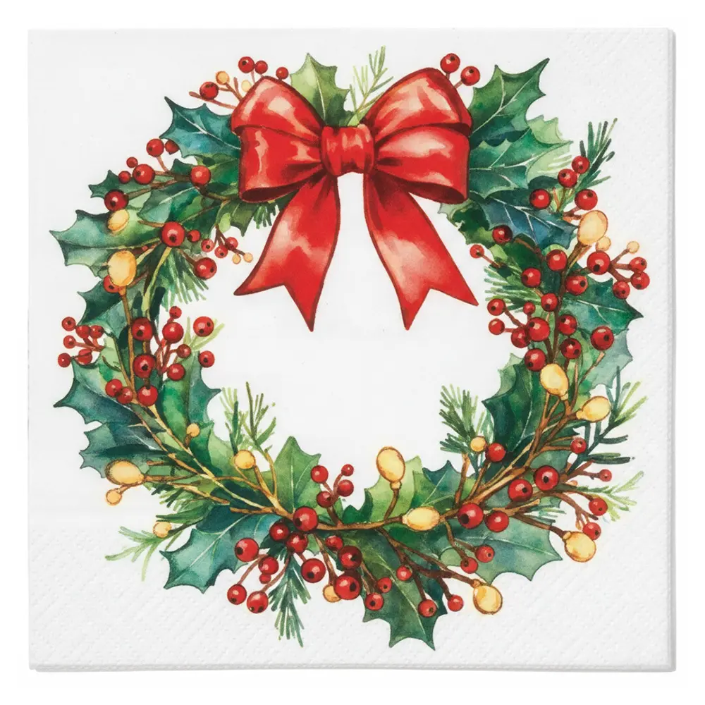Zdjęcie produktu Serwetki Papierowe na Stół i Decoupage Eko 33x33 cm 20szt. HOLIDAY BLOOM
