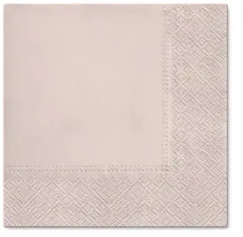 Zdjęcie produktu Serwetki papierowe PAW beżowe 3-warstwowe chłonne dekoracyjne 33x33cm 20 szt.